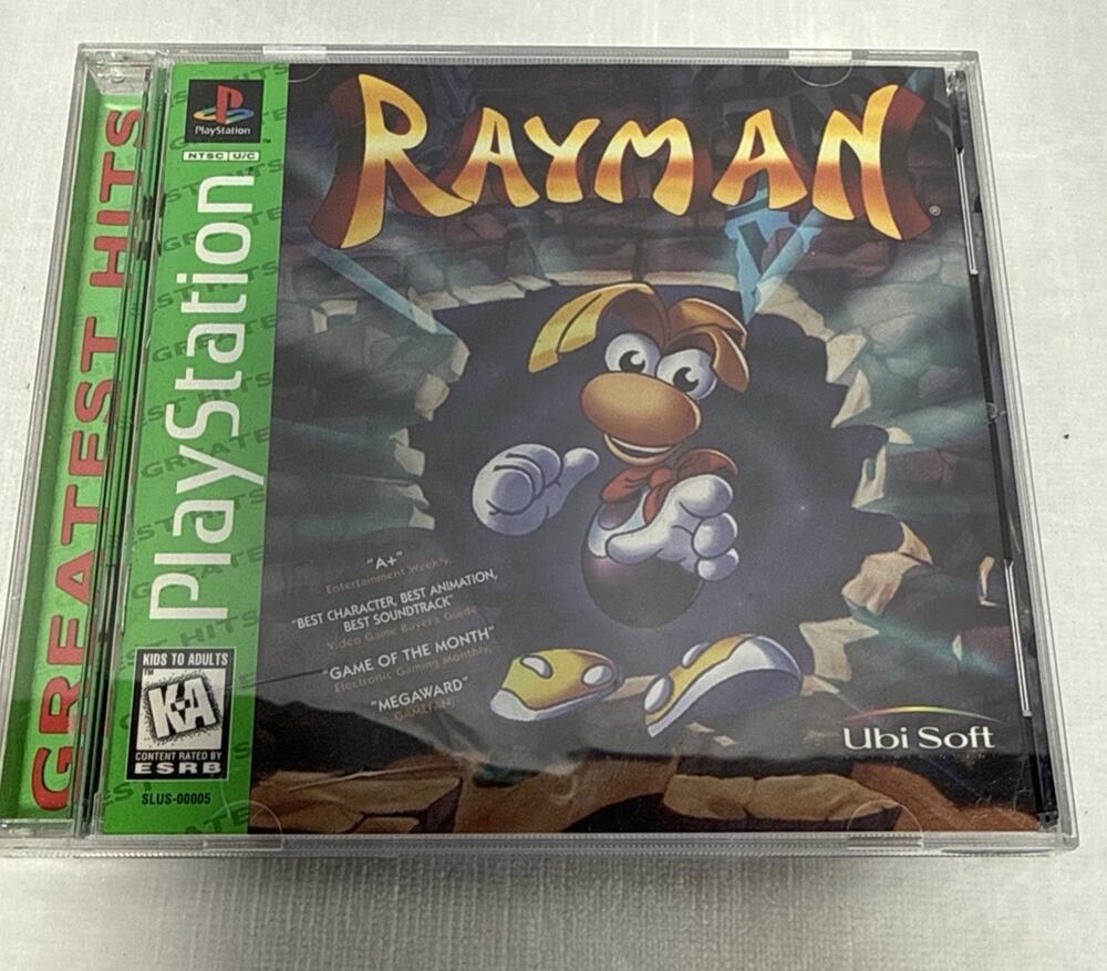 Rayman (PlayStation 1 PS1) Greatest Hits CIB with Manual AUTHENTIC & TESTED✅️